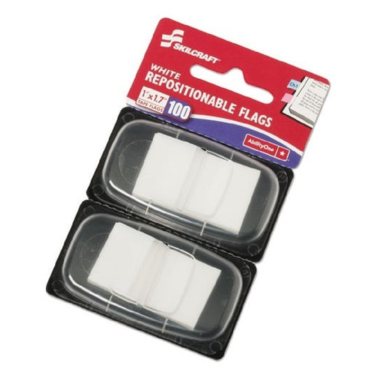 7510013152022 AbilityOne NSN3152022 Self-Stick Repositionable Flags, White Ea