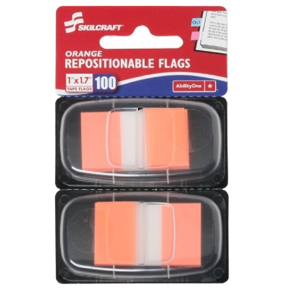7510013152023 AbilityOne NSN3152023 Self-Stick Repositionable Flags, Orange Ea