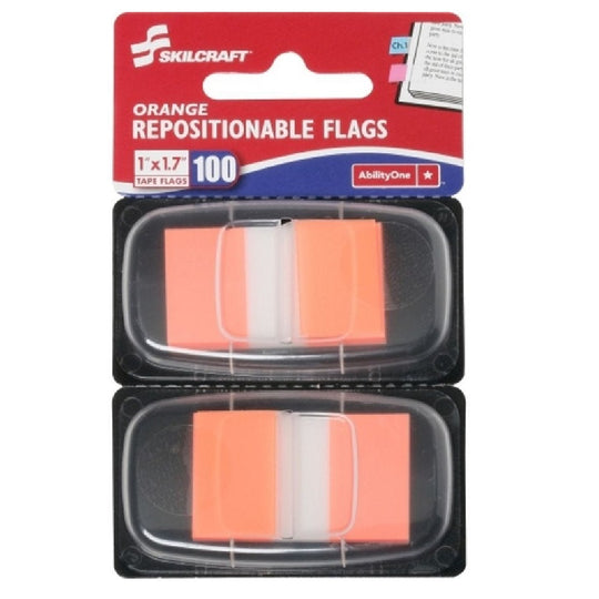 7510013152023 AbilityOne NSN3152023 Self-Stick Repositionable Flags, Orange Ea