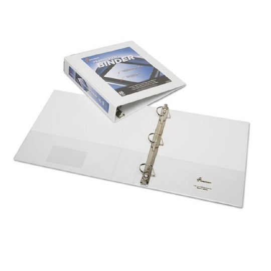 7510014621391 AbilityOne NSN4621391 Framed Slant-D Ring View Binder - 1-1/2" Capacity - White