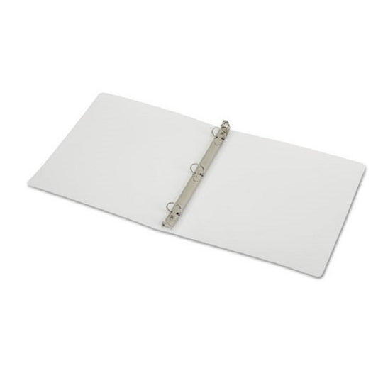 7510014841744 ABILITYONE NSN4841744 3-Ring Flexible Poly Binder - 1-1/2" Capacity - White