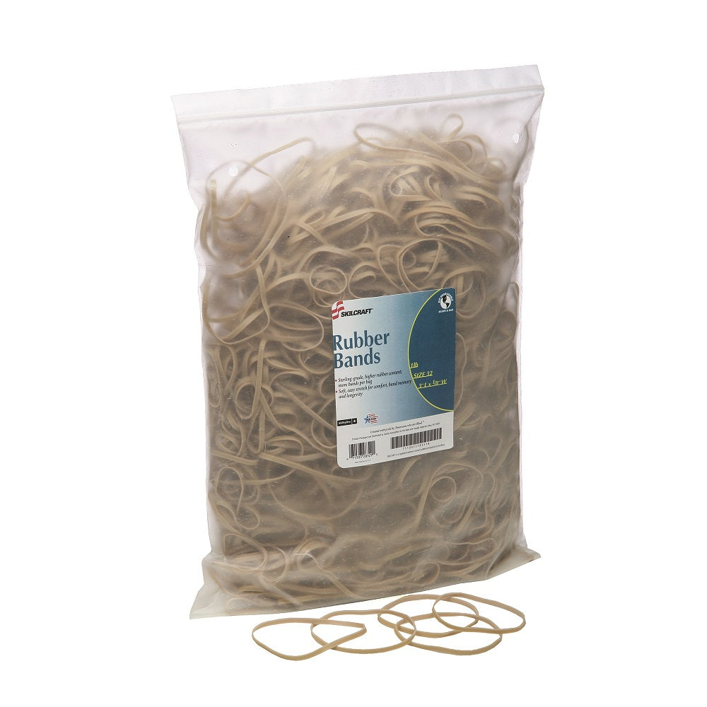 7510015783518 STERLING GRADE RUBBER BAND, SIZE: 32, 1 BAG, NATURAL EA
