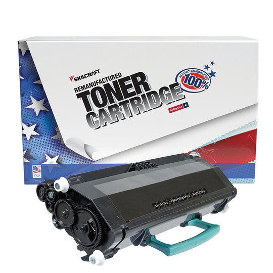 7510016005978 - Reman Lexmark E260/E360/E460/E462 Black Toner – SKILCRAFT – NSN 7510-01-600-5978