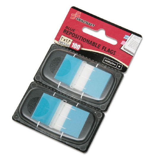 Self-Stick Flags - Bright Blue - NSN 7510-01-621-1307 / 7510016211307