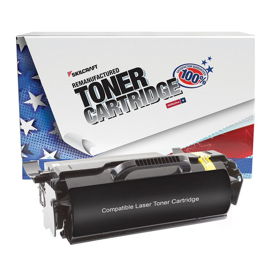 7510016419547 - Reman Lexmark T650/T652/T654/T656/X652/X654/X656 Black Toner – SKILCRAFT – NSN 7510-01-641-9547