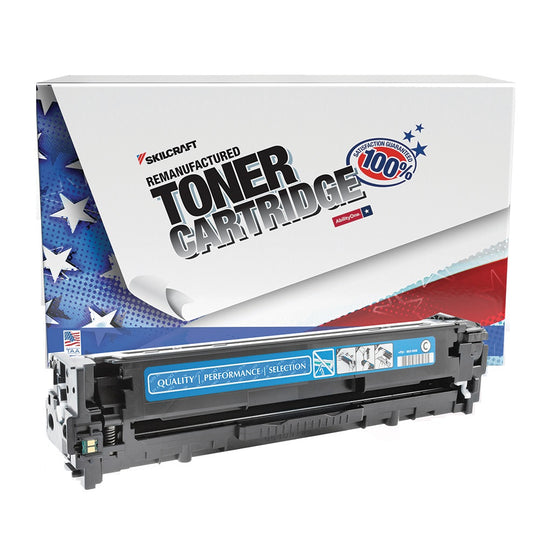 7510016603973 - Reman HP CE321A Cyan Toner – SKILCRAFT – NSN 7510-01-660-3973
