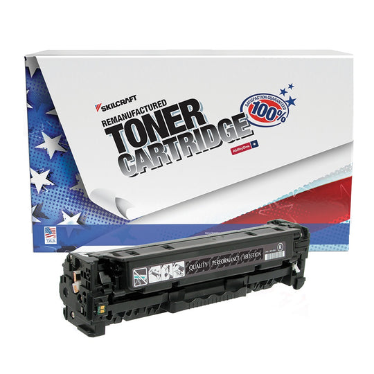 7510016604953 - Reman HP CE410A Black Toner – SKILCRAFT – NSN 7510-01-660-4953