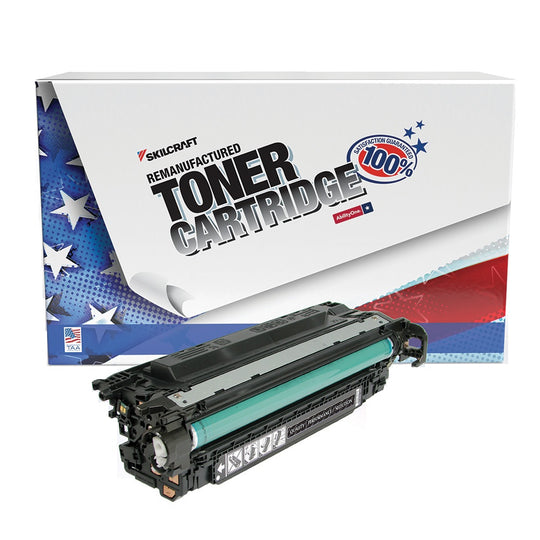 7510016604959 - Reman HP CE400A Black Toner – SKILCRAFT – NSN 7510-01-660-4959