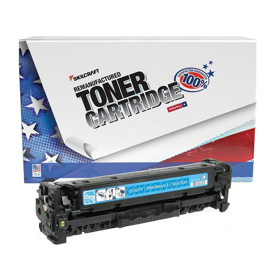 7510016703777 - Reman HP 304A Cyan Toner – SKILCRAFT – NSN 7510-01-670-3777