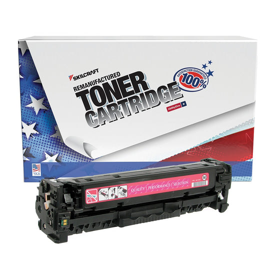 Reman HP 304A Magenta Toner – SKILCRAFT – NSN 7510-01-670-3779