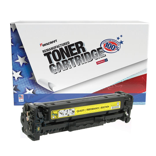 7510016703780 - Reman HP 304A Yellow Toner – SKILCRAFT – NSN 7510-01-670-3780