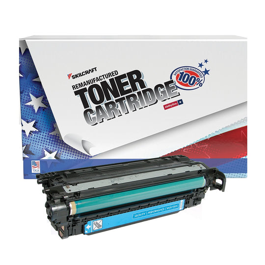 7510016731902 - Reman HP 504A Cyan Toner – SKILCRAFT – NSN 7510-01-673-1902