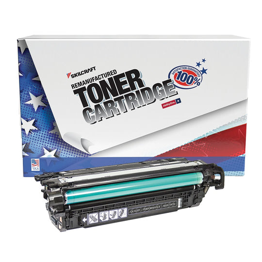 Reman HP 647A/646A Black Toner – SKILCRAFT – NSN 7510-01-673-1903