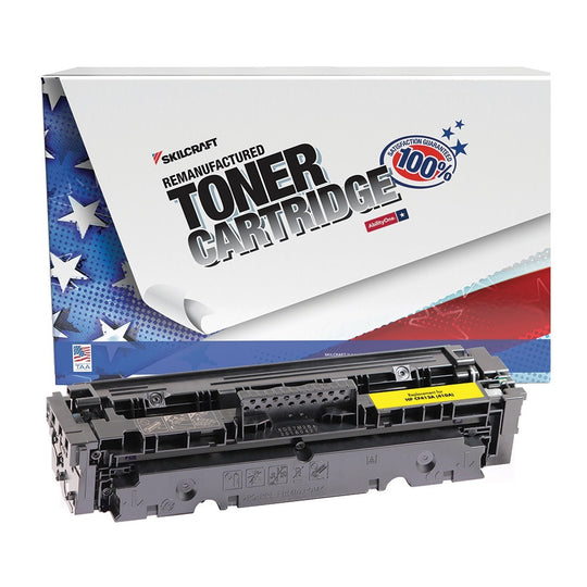 7510016821651 - Reman HP CF412A Yellow Toner – SKILCRAFT – NSN 7510-01-682-1651