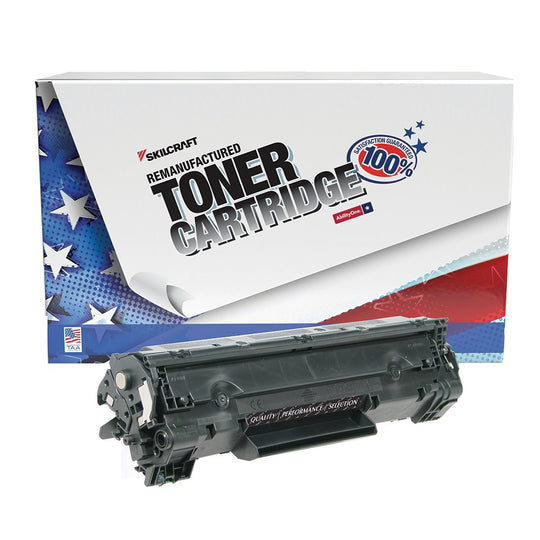 7510016833774 - Reman HP 36A Black Toner – SKILCRAFT – NSN 7510-01-683-3774