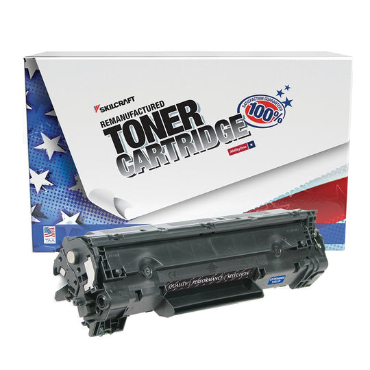 7510016833775 - Reman HP 36X Black Toner – SKILCRAFT – NSN 7510-01-683-3775