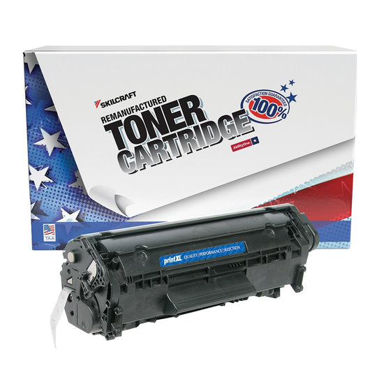 7510016833784 - Reman HP 12X Black Toner – SKILCRAFT – NSN 7510-01-683-3784