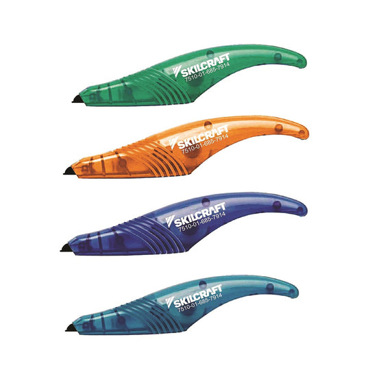 SKILCRAFT Precision Liner Correction Tape • Case • 50 Packs • NSN 7510-01-685-7914 / 7510016857914 CS