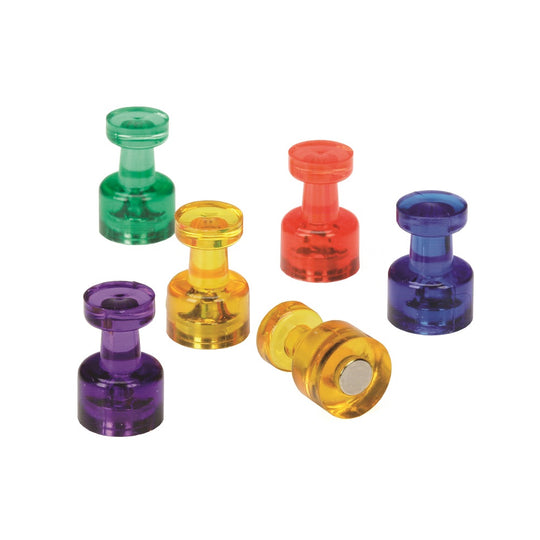 SKILCRAFT Magnetic Pushpins • 6-Pack • NSN 7510-01-687-5678 / 7510016875678
