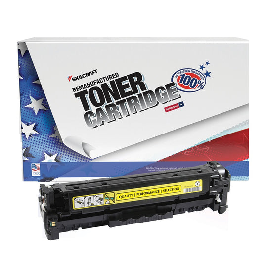 7510016891046 -Reman HP 312A (CF382A) Yellow Toner – SKILCRAFT – NSN 7510-01-689-1046