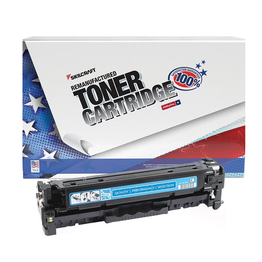 7510016891049 - Reman HP 312A (CF381A) Cyan Toner – SKILCRAFT – NSN 7510-01-689-1049