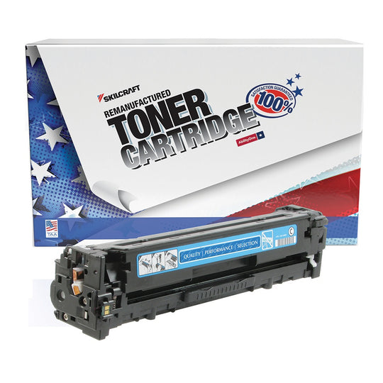 7510016902258 - Reman HP 131A Cyan Toner – SKILCRAFT – NSN 7510-01-690-2258