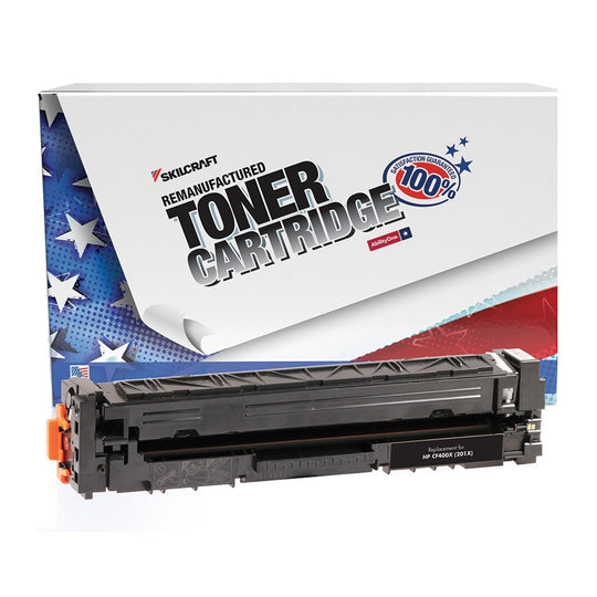 7510016941798 - AbilityOne - NSN6941798 - Remanufactured - High Yield - Toner Cartridge - HP CF400X (HP 201X) - Page Yield 2,800 - Black