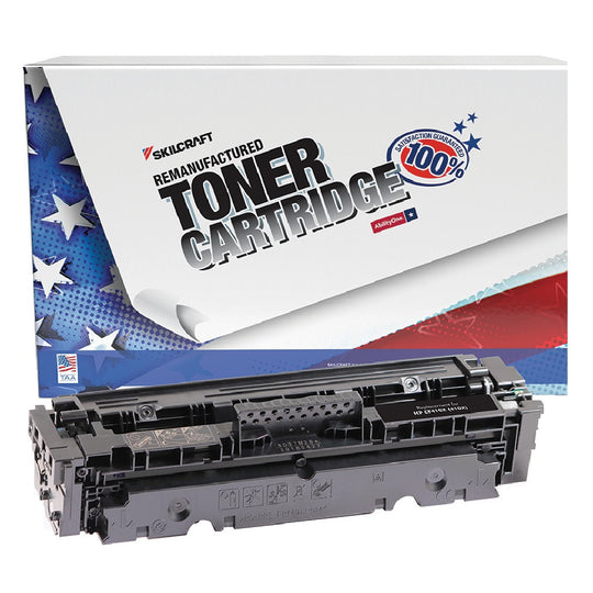 7510016942427 - AbilityOne - NSN6942427 - Remanufactured - High Yield - Toner Cartridge - HP CF410X - (HP 410X) - Page Yield 6,500 - Black