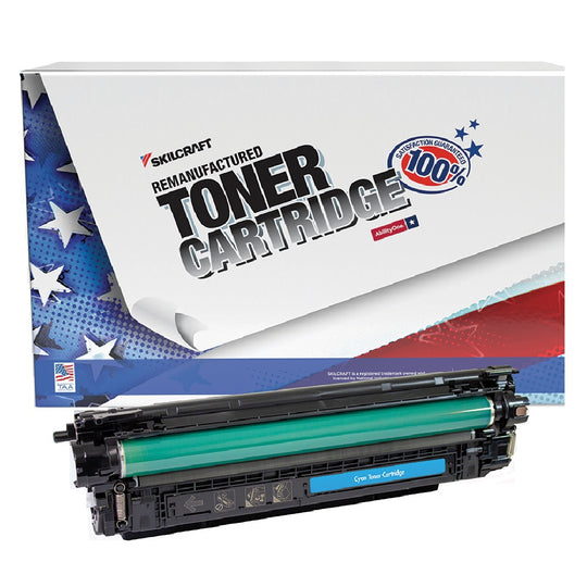 7510016961577 - Reman HP 655A Cyan Toner – SKILCRAFT – NSN 7510-01-696-1577