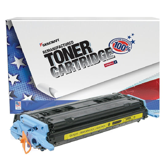 7510016962220 - Reman HP Q6002A Yellow Toner – SKILCRAFT – NSN 7510-01-696-2220