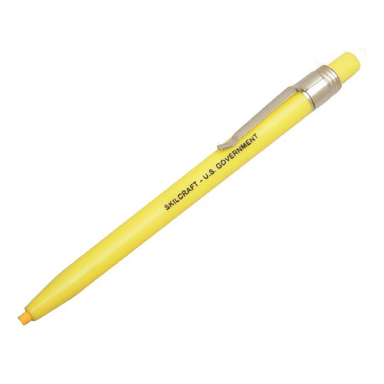 CHINA MARKER WAX PENCEL, YELLOW BARREL/LEAD YELLOW PK