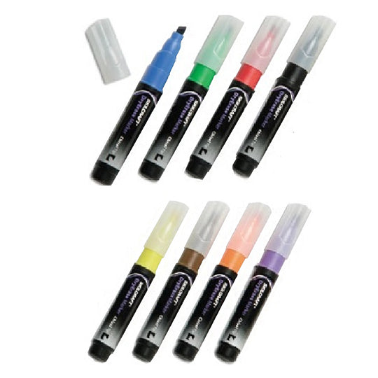 SKILCRAFT Dry Erase Marker Set • 8 Colors • EA • NSN 7520-01-186-3605 / 7520011863605