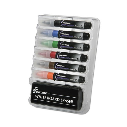 SKILCRAFT 6-Marker Dry Erase Kit • NSN 7520-01-352-7321 / 7520013527321