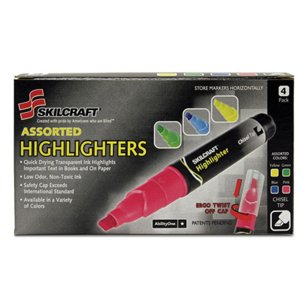 Fluorescent Highlighter Set • NSN 7520-01-383-7938 / 7520013837938 CS
