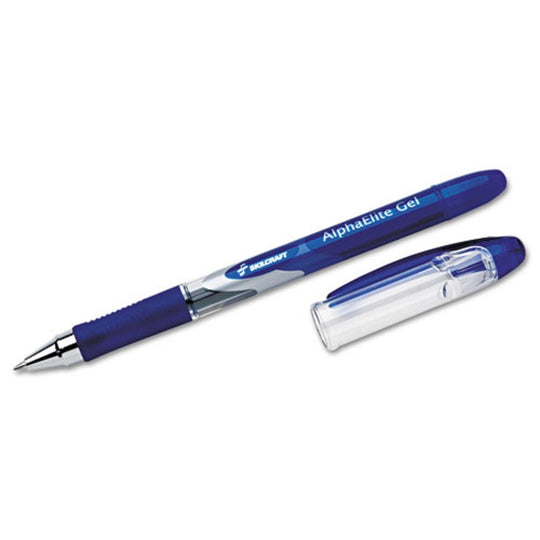 ALPHAGRIP BALLPOINT PEN - FINE POINT, BLUE INK BX