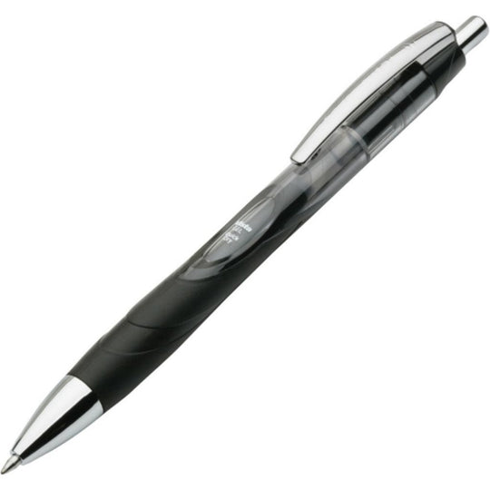 VISTA ROLLER BALL RETRACTABLE GEL PEN, MEDIUM, BLACK INK PK
