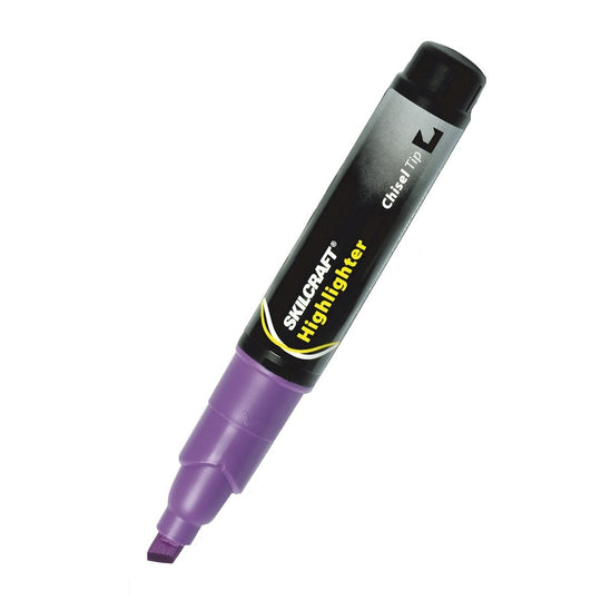 JUMBO SIZE FLUORESCENT HIGHLIGHTER, PURPLE INK CASE