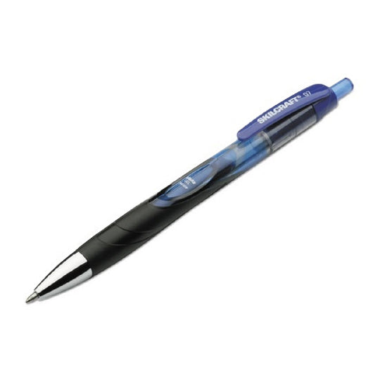 RETRACTABLE VISTA SECURE ROLLER BALL, MEDIUM GEL PEN, BLUE INK