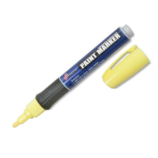 PAINT MARKER, MEDIUM BULLET TIP, OIL BASED, YELLOW