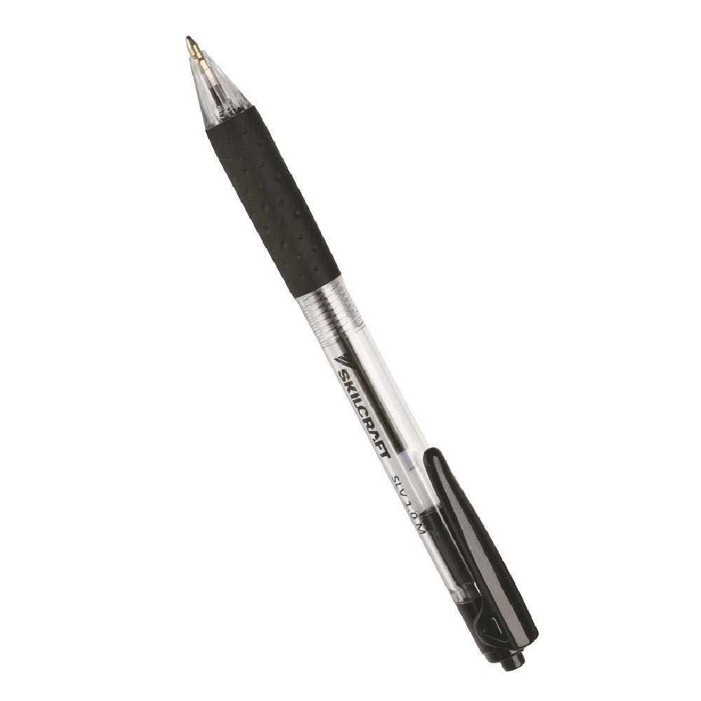 7520016970599 ABILITYONE NSN6970599 SLV-PERFORMER RETRACTABLE BALLPOINT PEN, MEDIUM POINT, BLACK BX