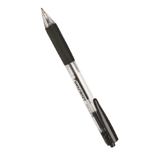 7520016970599 ABILITYONE NSN6970599 SLV-PERFORMER RETRACTABLE BALLPOINT PEN, MEDIUM POINT, BLACK PK