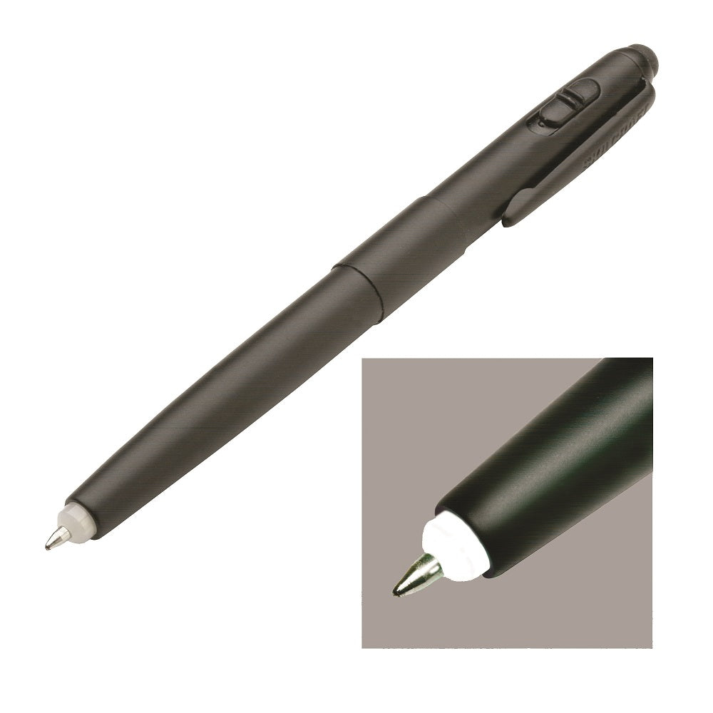 LUMINATOR WHITE LED LIGHT PEN W/STYLUS, BLACK INK EA