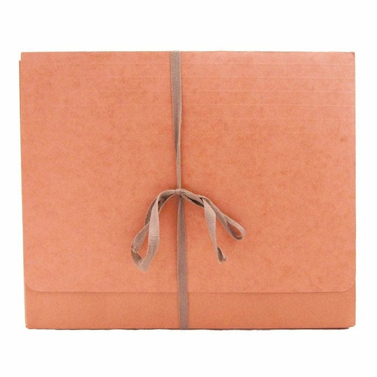 EXPANDING LETTER FILE W/ ELASTIC LOOP TIE - RED