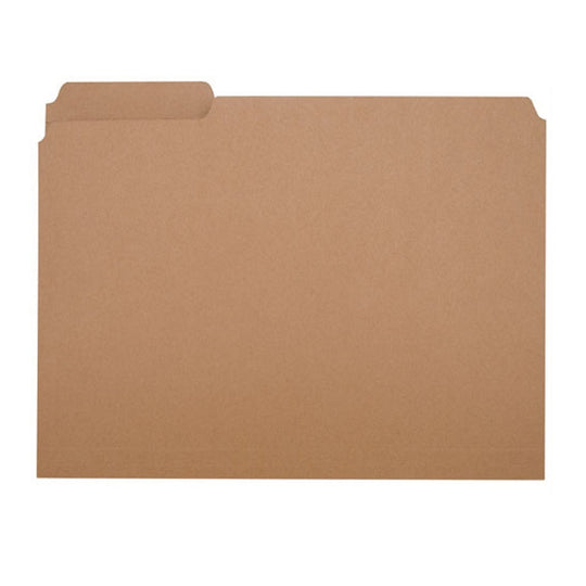 SKILCRAFT Kraft File Folder – 1/3 Cut – Letter – NSN 7530-00-281-5939 / 7530002815939