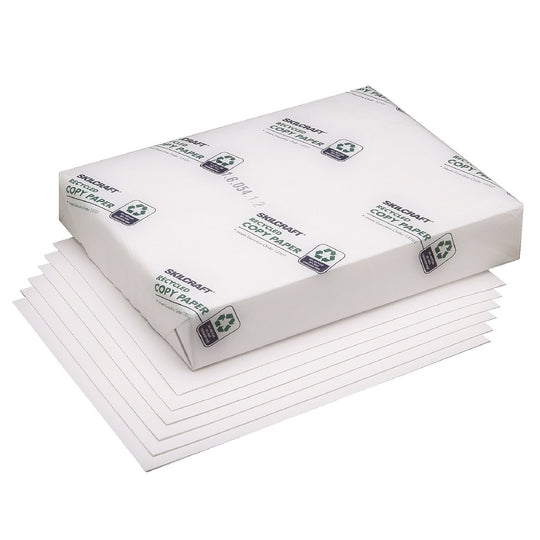 BOND PAPER, 20 LB, 92 BRIGHT, WHITE RM