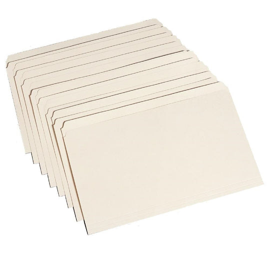SKILCRAFT Manila File Folder – Straight Cut – Letter – NSN 7530-00-291-0098 / 7530002910098 CS