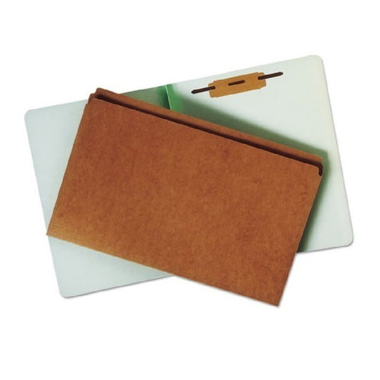 HEAVY DUTY FOLDER, STRAIGHT CUT, LETTER - LIGHT GREEN CS