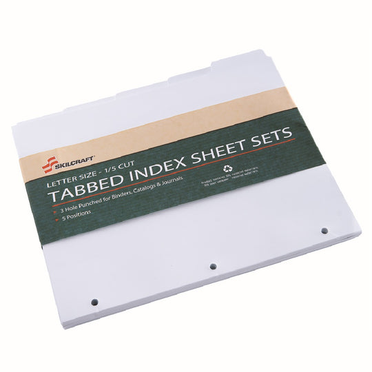 INDEX SHEET SETS, TABBED SE