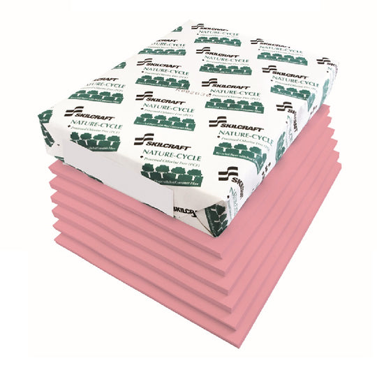 BOND PAPER, 92 BRIGHT, 20lb, 8.5 x 11, PINK Case