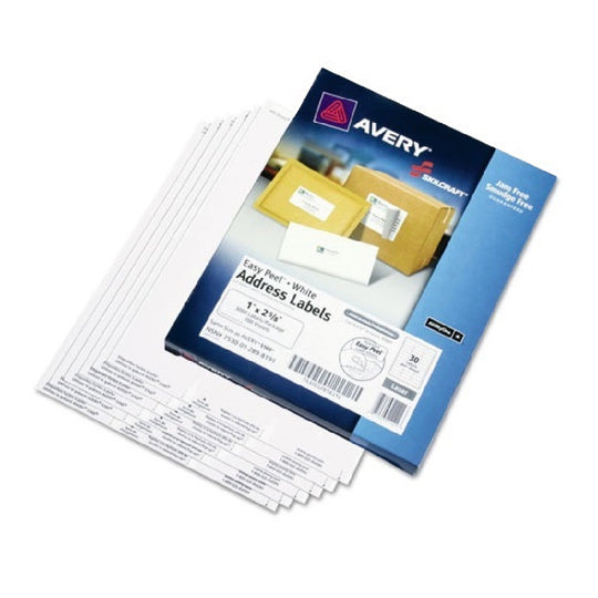 7530012898191 SELF ADHESIVE LASER LABELS, WHITE BX